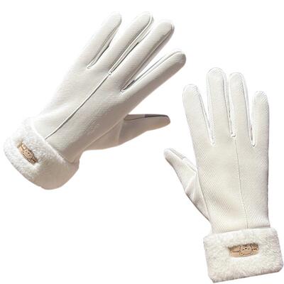 防寒保暖手套女冬季防泼水可触屏