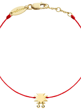 红绳女士配饰镶钻手环