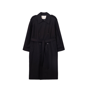 Dunst【肉团夫斯基同款】2025秋中性宽松长款风衣外套UDTR5C101