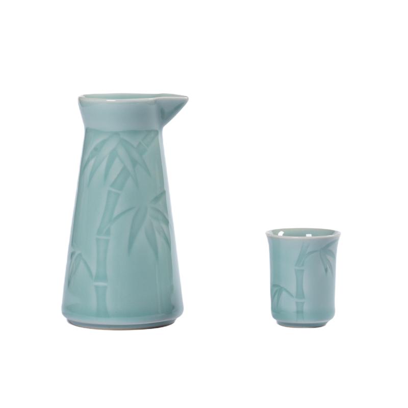 【正品认证】龙泉青瓷酒具