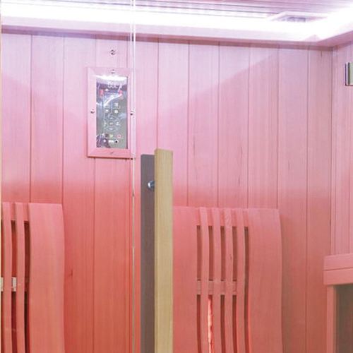 厂家直供做家用汗蒸房桑拿房 综合控制系统面板木质把手光波房