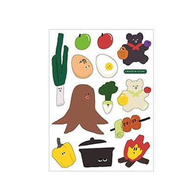 高性价比韩国可爱无痕手账贴纸