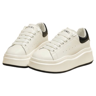 8CM内增高小白鞋女款2026新款春季厚底板鞋百搭女鞋时尚百搭鞋子