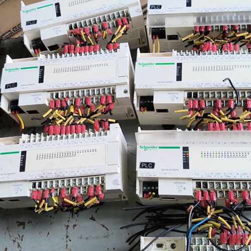 议价拆机7台施耐德PLC，型号:TM218LDA40DRN，实物维修