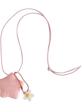 多巴胺小镜子五角星项链