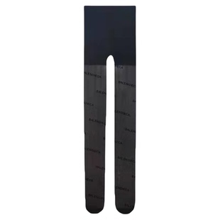 巴黎字母黑丝袜女网红ins潮0D超薄款防勾丝性感美腿肤打底连裤袜