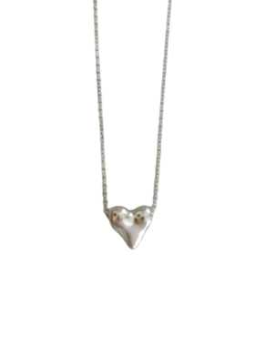 自制out of label通体S925纯银亮银色爱心项链happyrim怒推