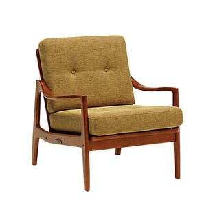 Karimoku60日本进口复古美式实木框架沙发单人三人坐垫可更换