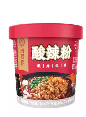 海底酸辣粉冲泡桶装家庭优惠装