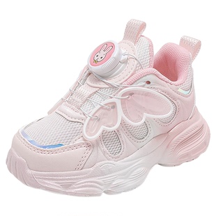 班纳米菲2025秋季新款女童鞋网面透气小童运动鞋儿童春秋女孩鞋子