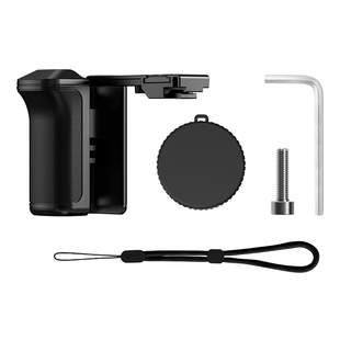 Flymile适用大疆Action5Pro街拍手柄运动相机osmo action4原装兔笼街拍套件快门按键手持握把冷靴组件配件