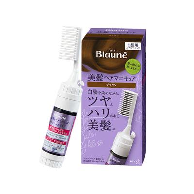花王孕妇可用遮白染发膏维持3周