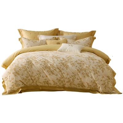 水星家纺A类60支长绒棉贡缎套件