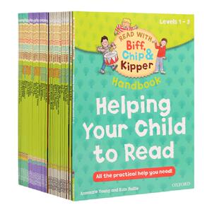 小彼恩点读书牛津阅读树家庭版1-3-6阶58册口语能力提升英语分级绘本毛毛虫点读笔配套书