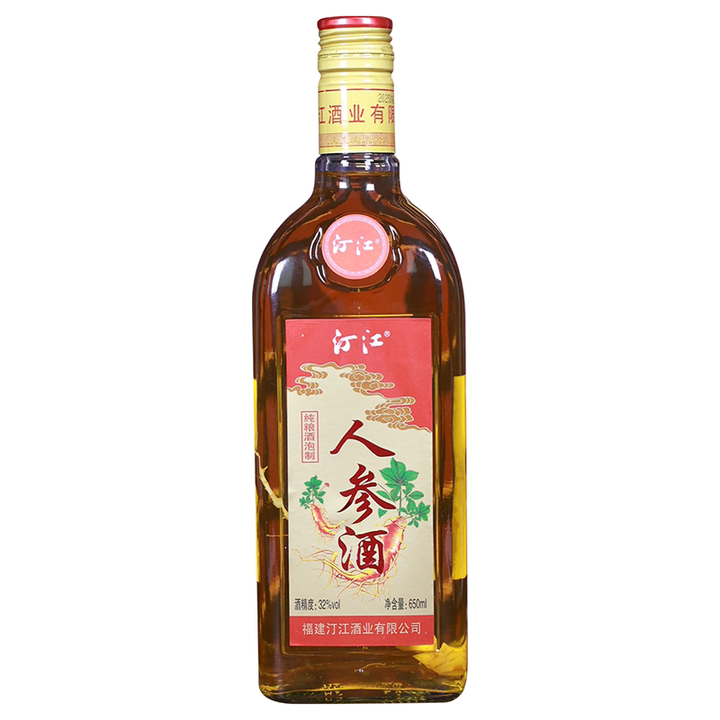 汀江人参酒32度650ml药食同源