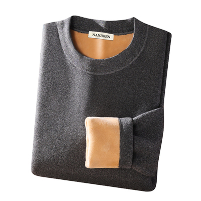 男士保暖内衣加绒加厚大码套装