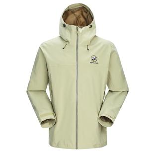 [雨壳]骆驼户外熊猫冲锋衣女款2026春夏防风防水登山服外套男