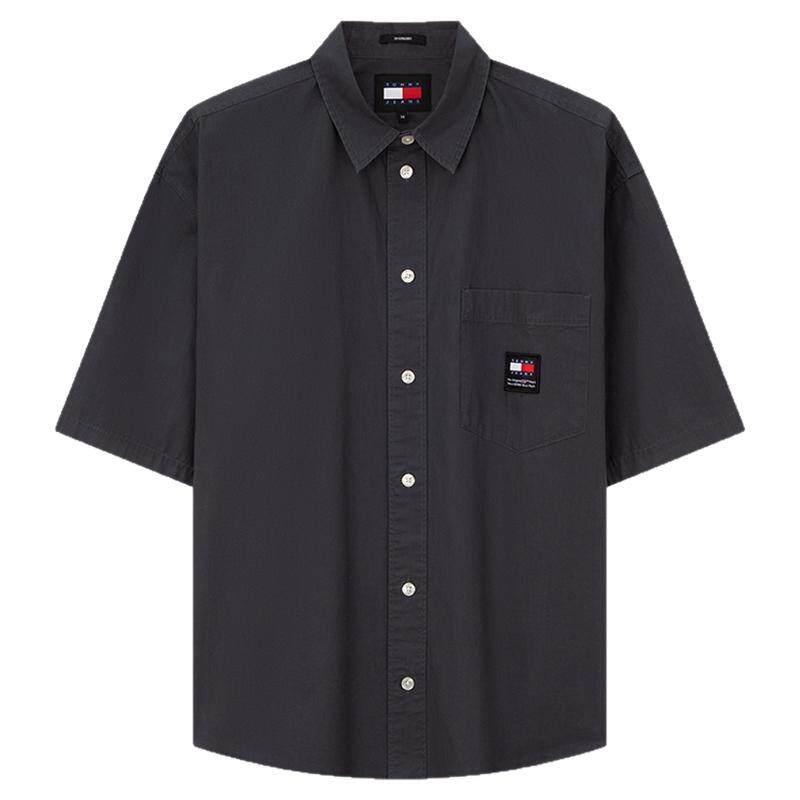 Tommy男装纯棉工装风宽松衬衫