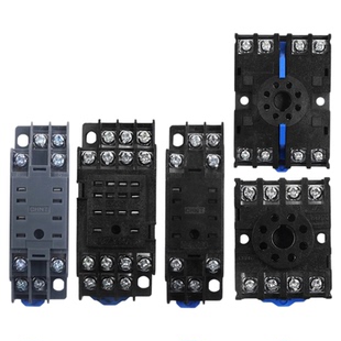 正泰时间中间02T继电器插脚底座座子8脚11组14孔2延时CZY08A小型4