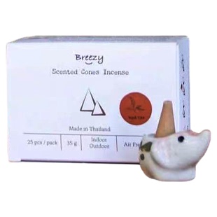 泰国本土小众香薰品牌Breezy植物精油香氛蚊香塔香室内净化送底座