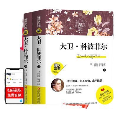 正版英语大书虫大卫.科波菲尔 英汉对照世界文学名著小说 初中生高中生课外阅读*读书籍畅销书  初二课外阅读*读 初中语文课标