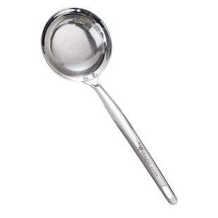 英国304不锈钢打沫勺滤网漏勺过滤撇浮沫厨房家用食品级滤油网筛