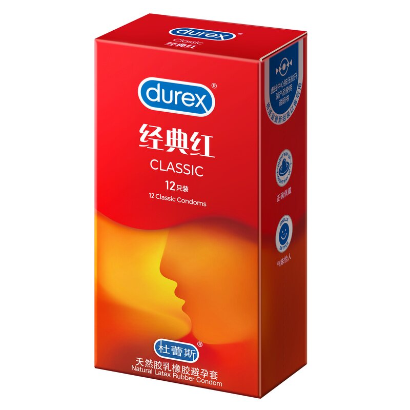 Durex杜蕾斯信赖惠选经典红公益套五点均一薄