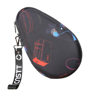 cnstt凯斯汀乒乓球拍套硬壳乒乓球专用包乒乓拍硬质球拍盒涂鸦ins