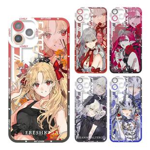 fgo适用红米K80手机壳redmi命运冠位指定K90/70透明60e版50pro+电竞40S远坂凛turbo3/4黑贞德30i艾蕾20套