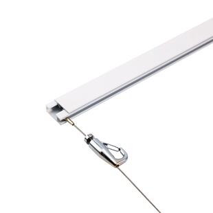 渊酌隐形轨道挂画器轨道展厅水兵钩画展挂线暗装挂画线T头钢丝绳