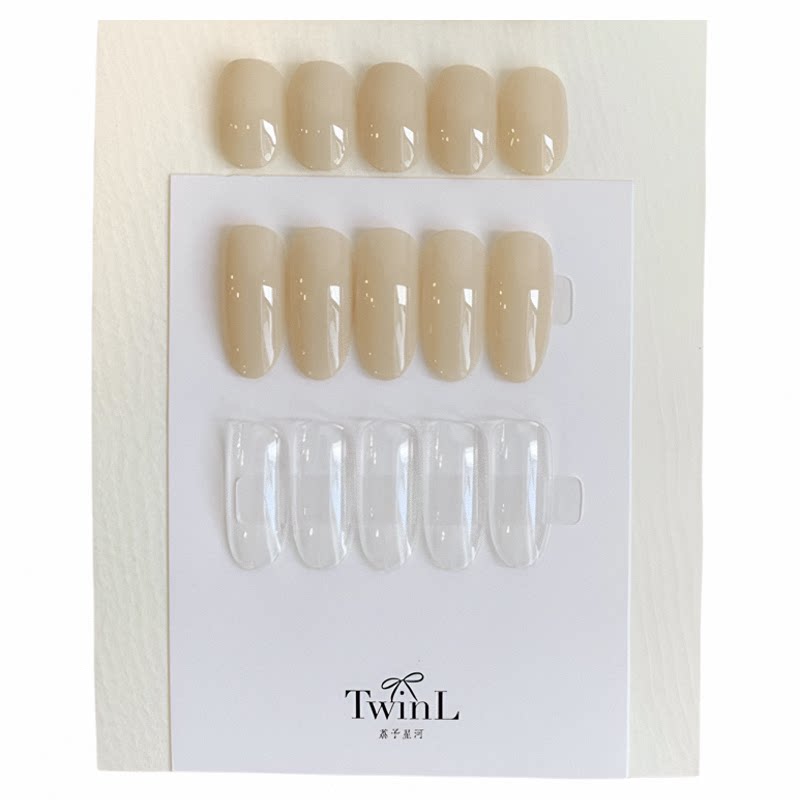 TwinL 日式打版甲片 美甲假指甲款式样板甲 色板练习单号甲片