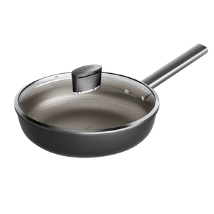 【尊享新品】爱仕达纯钛不粘煎锅0氟0涂层平底锅官方旗舰店正品