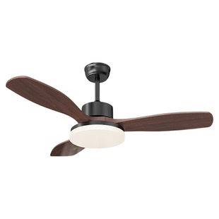 至御客厅风扇灯北欧原木风智能中古风客厅餐厅吊扇灯吸顶灯卧室灯