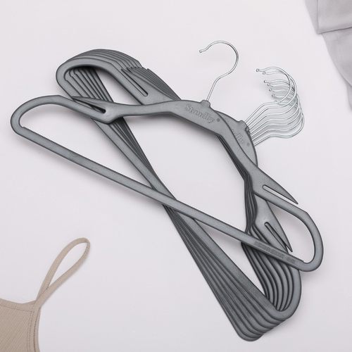 晾衣架挂衣无痕橡胶漆子衣衣服衣架护撑衣柜湿两用干挂衣撑防滑