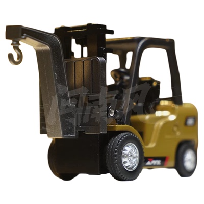 迷你合金遥控叉车桌面rc工程小汽车儿童男孩挖堆高机玩具新年礼物