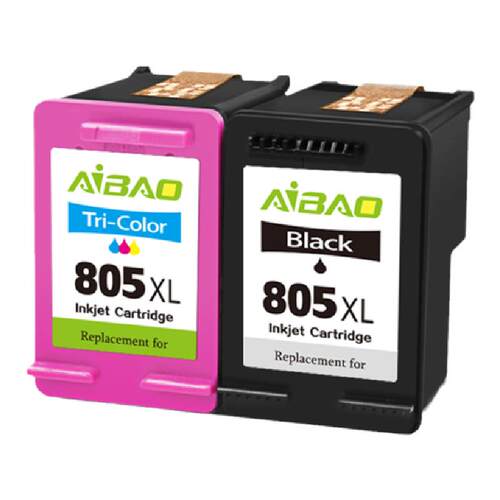 805墨盒可加墨适用惠普HP2720 2723 2722 2700 2332 1212 2330 2729 1210打印机2721黑色彩色连喷大容XL墨水