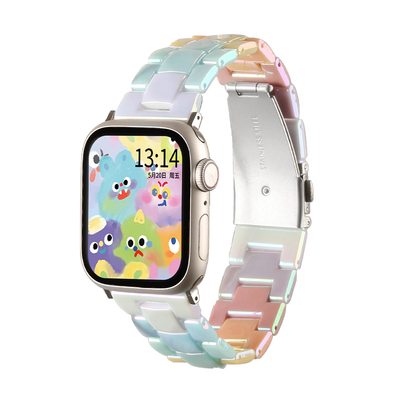 手表FIT4~~夏季新款炫彩树脂表带