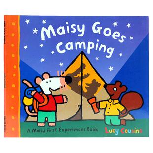 现货 点读版 小鼠波波绘本 Maisy Goes Camping 进口英文原版绘本 廖彩杏书单 第23本【支持毛毛虫点读笔】