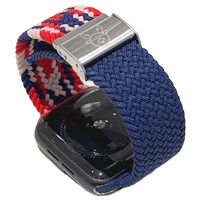 圣诞麋鹿表带弹力适用iwatch新款