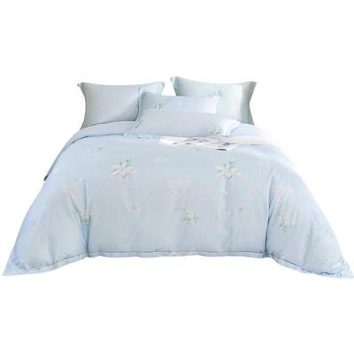 【门店同款】全棉时代床上四件套100%纯棉全棉贡缎被套枕套床品