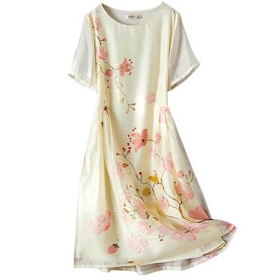 新款女装时尚修身显瘦短袖连衣裙