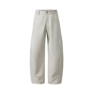 第四区2026春季新款直筒仿牛仔裤宽松显瘦休闲长裤百搭男女阔腿裤