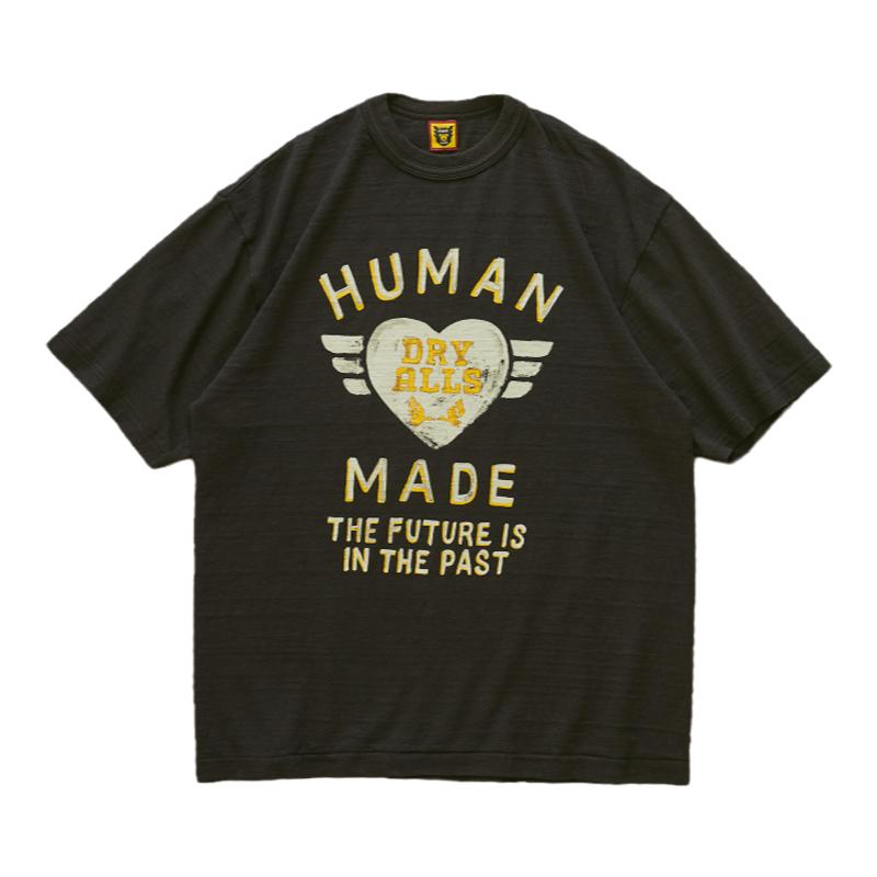 現(xiàn)貨 HUMAN MADE GRAPHIC T-SHIRT 日產(chǎn)翅膀愛心印花休閑短袖T恤