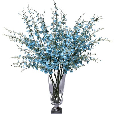 高仿真花文心兰跳舞兰客厅落地