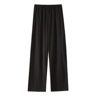 睡裤女士春秋季长裤纯棉面料纯色休闲可外穿全棉宽松松紧家居裤夏