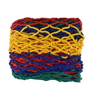 户外儿童攀爬网绳训练拓展攀岩网幼儿园防护网吊桥天井防坠网围网