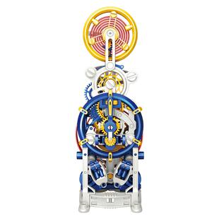 宝工发条时钟机器人儿童拼装玩具积木8男9女孩10岁小学生生日礼物