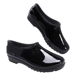 回力雨鞋低帮男士厨房水鞋雨靴止滑抗磨防水鞋女浅口劳动保护胶鞋