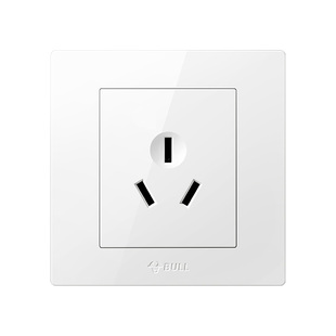 公牛三孔16A空调插座热水器暗装3眼五孔16安专用大功率面板带开关