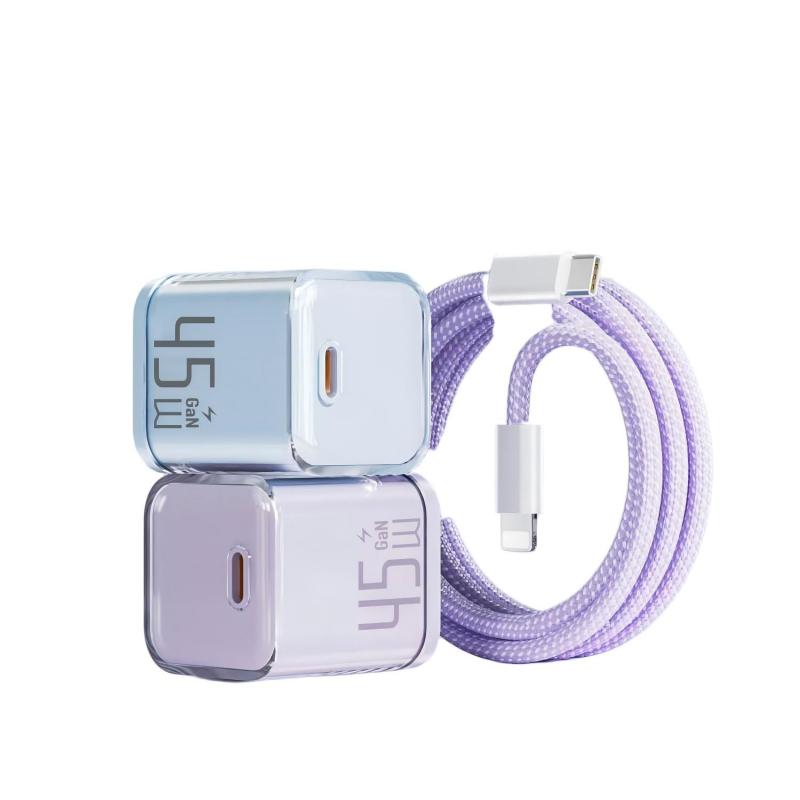 适用苹果16充电器iPhone15快充数据线14ProMax手机插头17原装air充电头45W正品pd氮化镓typec平板iPad一套装